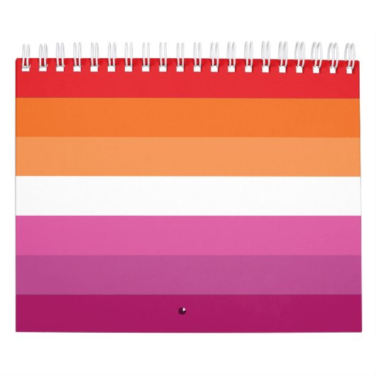 Lesbische Flagge Kalender (Titelbild)