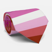 Lesbische Flagge Krawatte (Gerollt)