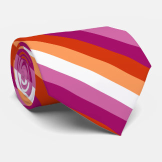 Lesbische Flagge Krawatte