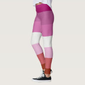 Lesbische Flagge Leggings (Links)