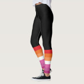 Lesbische Flagge Leggings (Links)
