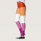 Lesbische Flagge Leggings (Links)