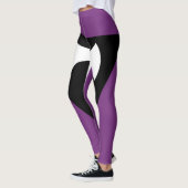 Lesbische Flagge Lila Ax Leggings (Links)