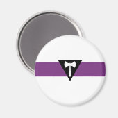 Lesbische Flagge Magnet (Vorderseite/Rückseite)