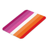 Lesbische Flagge Magnet (Linke Seite)