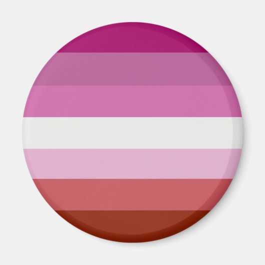 Lesbische Flagge Magnet (Vorne)