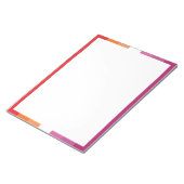Lesbische Flagge Notizblock (angewinkelt)
