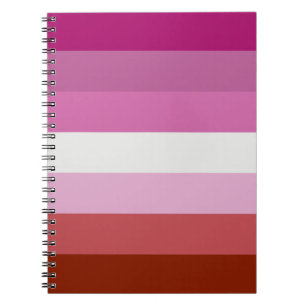Lesbische Flagge Notizblock