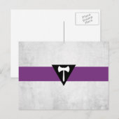 Lesbische Flagge Postkarte (Vorne/Hinten)