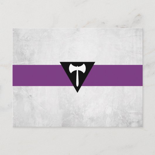 Lesbische Flagge Postkarte (Vorderseite)