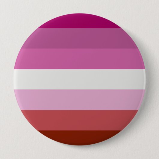 Lesbische Flagge Pride LGBTQ Button (Vorderseite)
