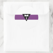 Lesbische Flagge Runder Aufkleber (Tasche)