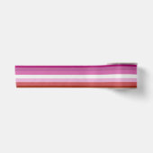 Lesbische Flagge Satinband (Vorderseite)