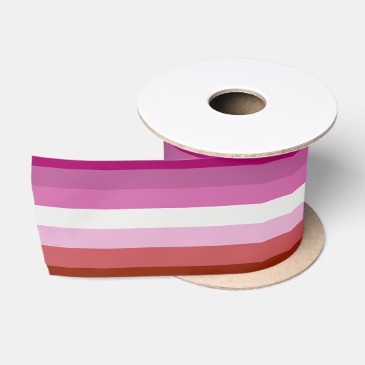 Lesbische Flagge Satinband (Spule)