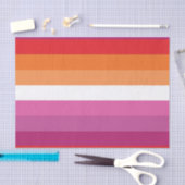 Lesbische Flagge Seidenpapier (Handwerk)