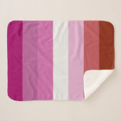 Lesbische Flagge Sherpadecke (Vorderseite (Horizontal))