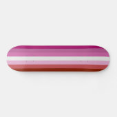 Lesbische Flagge Skateboard (Horizontal)