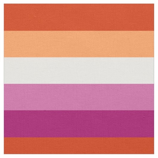 Lesbische Flagge Stoff (Nahaufnahme)