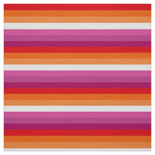 Lesbische Flagge Stoff (Muster)