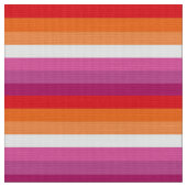 Lesbische Flagge Stoff (Nahaufnahme)