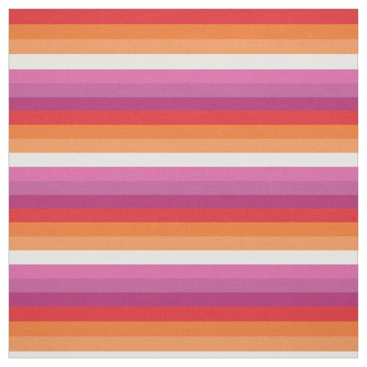 Lesbische Flagge Stoff (Muster)