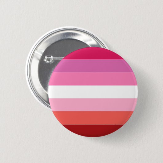 Lesbische Flagge Symbol Geschlecht Diversity Pride Button (Vorne & Hinten)