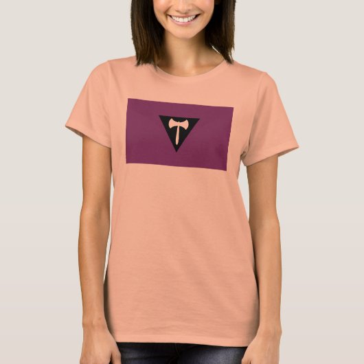 Lesbische Flagge T-Shirt (Vorderseite)