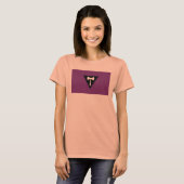 Lesbische Flagge T-Shirt (Vorne ganz)