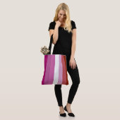Lesbische Flagge Tasche (Am Model)