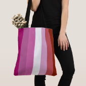 Lesbische Flagge Tasche (Von Nahem)