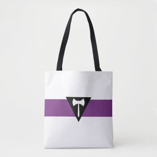 Lesbische Flagge Tasche (Vorderseite)