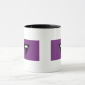 Lesbische Flagge Tasse (Zentrum)