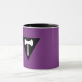 Lesbische Flagge Tasse (Zentrum)