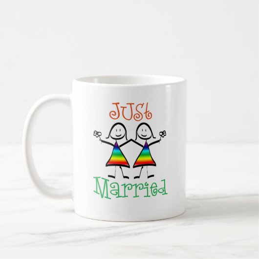 Lesbische Gastgeschenke Hochzeiten Kaffeetasse (Links)