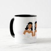 Lesbische Gastgeschenke Hochzeiten Tasse (Vorderseite Links)