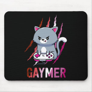 Lesbische Gaymer-Geek-Pride-LGBT-Videospiel-Liebha Mousepad