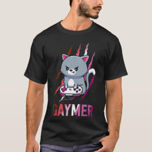 Lesbische Gaymer-Geek-Pride-LGBT-Videospiel-Liebha T-Shirt