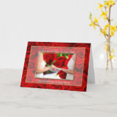 Lesbische Gewerkschaft Herzlichen Glückwunsch Rote Karte (Gelbe Blume)