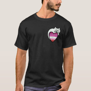 Lesbische Herzkatze Tasche Femme Liebe Lgbt Stolz T-Shirt