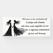Lesbische Hochzeit Banner (Horizontal)