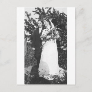 Lesbische Hochzeit Circa 1920 Postkarte
