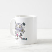Lesbische Hochzeit nur verheiratete Tasse (Vorderseite Links)