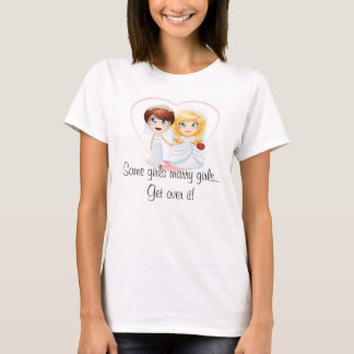Lesbische Hochzeit T-Shirt