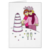 Lesbische Hochzeits-Glückwünsche (Vorne)