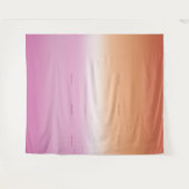 Lesbische Hochzeits-Pride-Flagge Farbverlauf Step Wandteppich (Vorderseite (Horizontal))