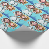 Lesbische Hochzeitstorte Geschenkpapier (Ecke)