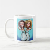 Lesbische Hochzeitstorte Kaffeetasse (Links)