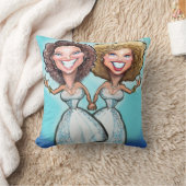 Lesbische Hochzeitstorte Kissen (Decke)