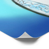 Lesbische Hochzeitstorte Poster (Ecke)