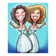 Lesbische Hochzeitstorte